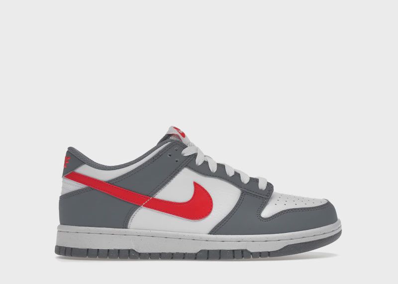 Nike Dunk Low Next Nature Smoke Grey Light Crimson (GS) • New