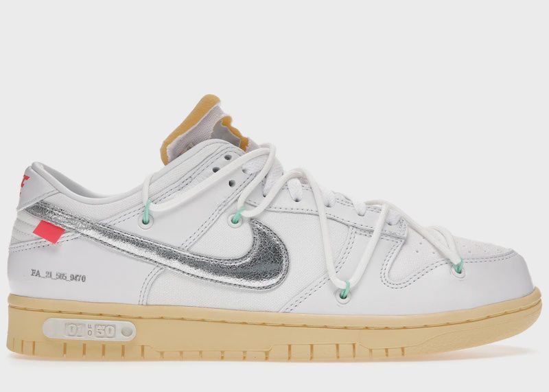 Nike Dunk Low Off-White Lot 1 • Pre-Owned