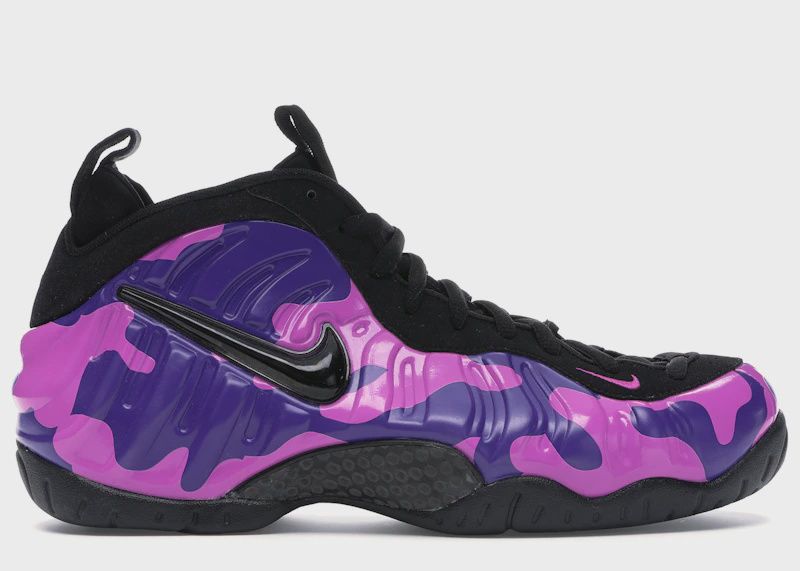 Nike Air Foamposite Pro Purple Camo • Pre-Owned