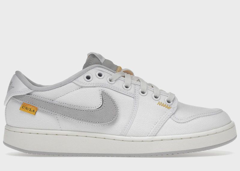 Jordan 1 Retro Ajko Low Sp Union White Canvas • New