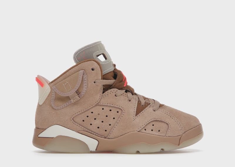 Jordan 6 Retro Travis Scott British Khaki • New