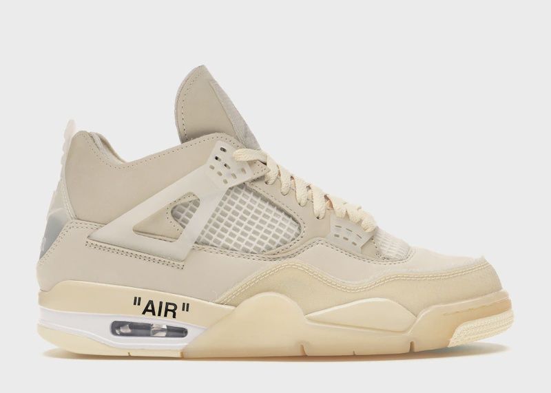 Jordan 4 Retro Off-White Sail (W) • New