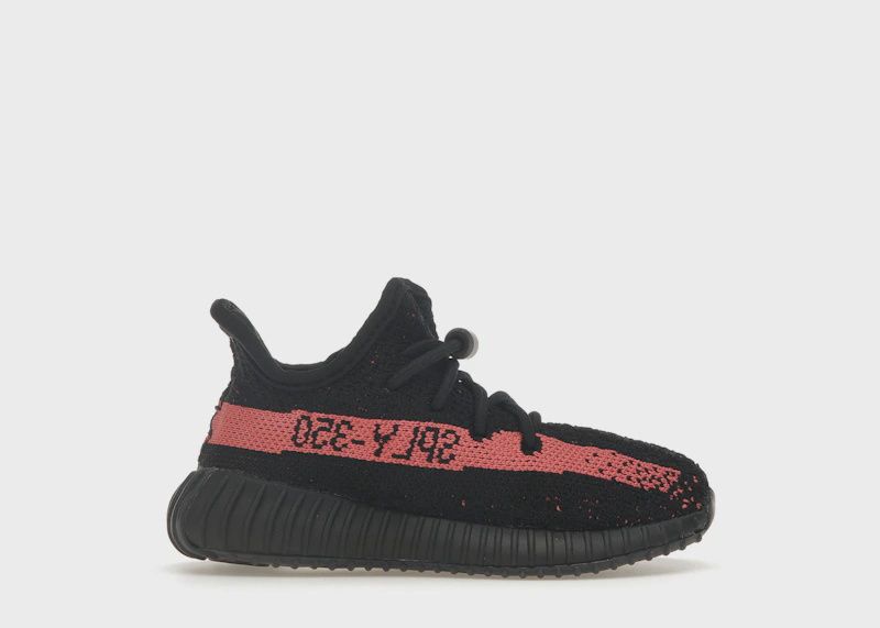 adidas Yeezy Boost 350 V2 Core Black Red (Kids) • New
