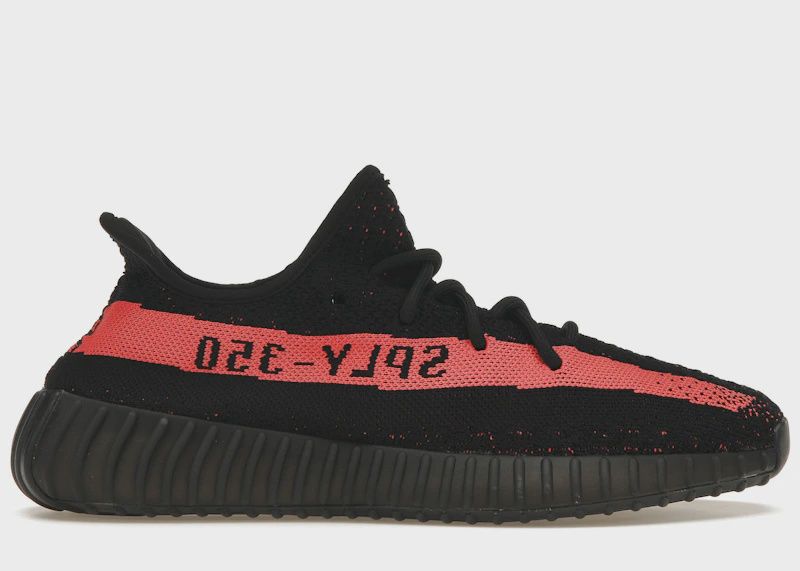 adidas Yeezy Boost 350 V2 Core Black Red • Pre-Owned