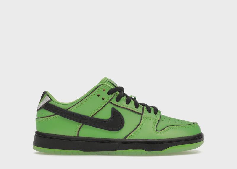 Nike Sb Dunk Low The Powerpuff Girls Buttercup • New