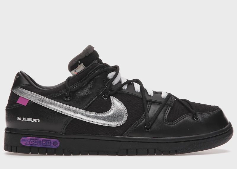 Nike Dunk Low Off-White Lot 50 • Pre-Owned