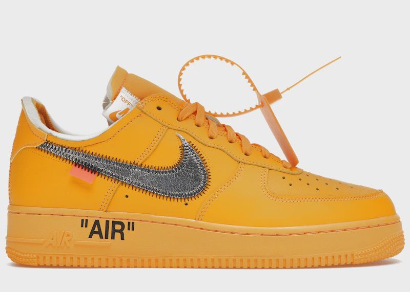 Nike Air Force 1 Low Off-White Ica University Gold • Pre-Owned