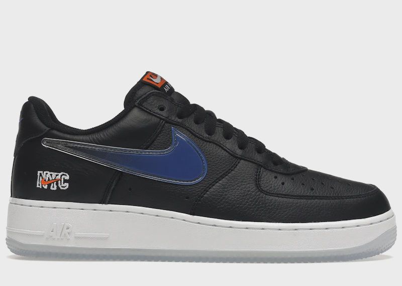 Nike Air Force 1 Low Kith Knicks Away Black • New