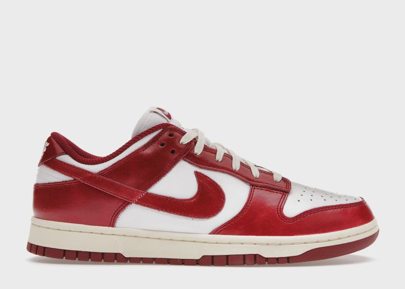Nike Dunk Low Prm Vintage Team Red (W) • New