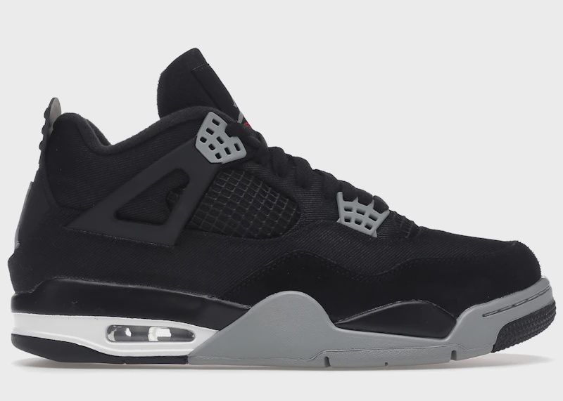 Jordan 4 Retro SE Black Canvas • New