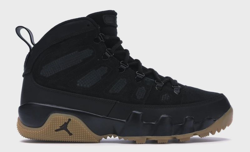 Jordan 9 Retro Boot Nrg Black Light Gum • Pre-Owned