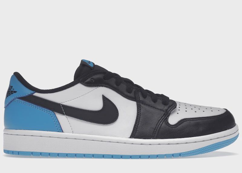 Jordan 1 Retro Low Og Black Dark Powder Blue  • Pre-Owned
