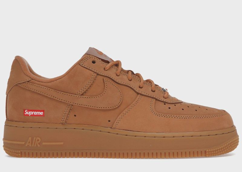Nike Air Force 1 Low Sp Supreme Wheat • New