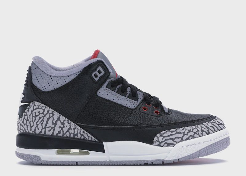 Jordan 3 Retro Black Cement (2018) (GS) • Pre-Owned