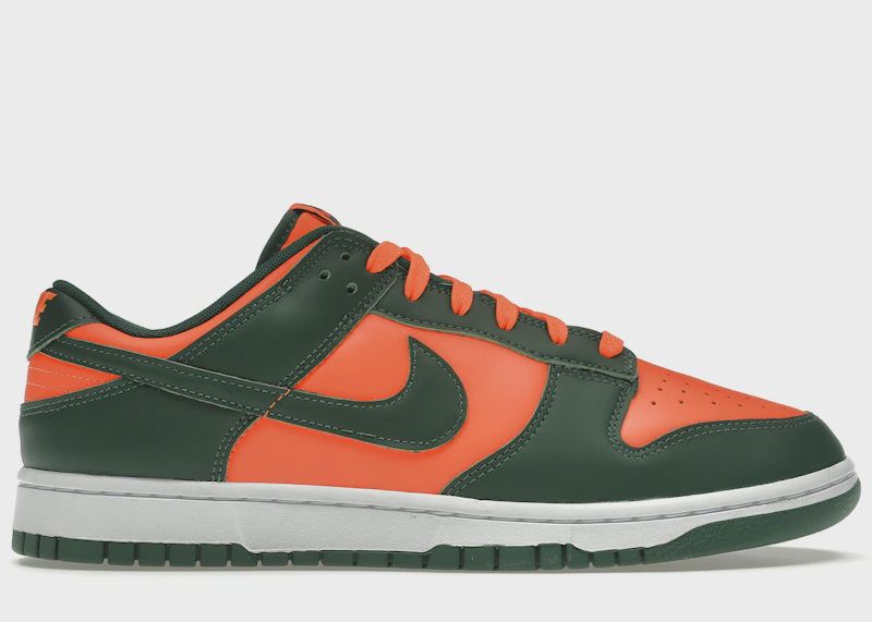 Nike Dunk Low Retro Miami Hurricanes • New