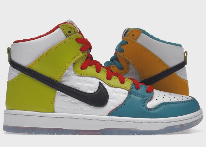 Nike Sb Dunk High Pro Froskate All Love • New