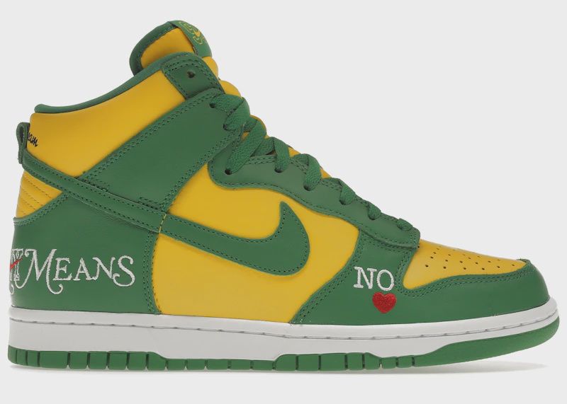 Nike Sb Dunk High Supreme By Any Means Brazil • New