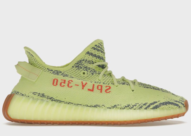 adidas Yeezy Boost 350 V2 Semi Frozen Yellow • New