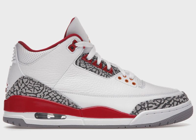 Jordan 3 Retro Cardinal Red • Pre-Owned