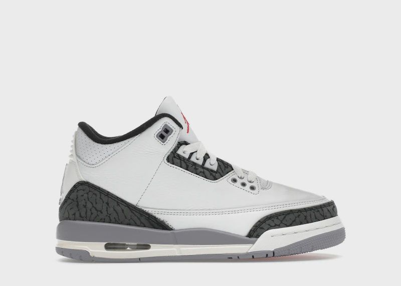 Jordan 3 Retro Cement Grey (GS) • New