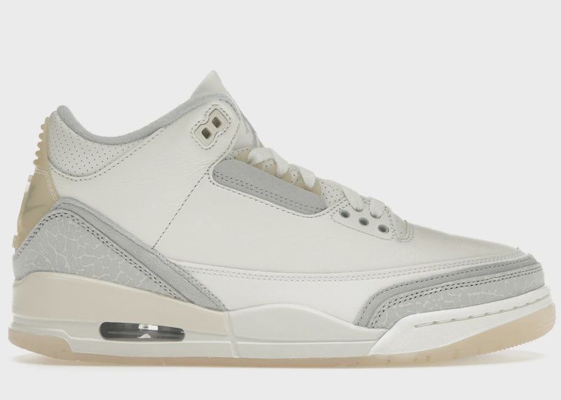 Jordan 3 Retro Craft Ivory • New