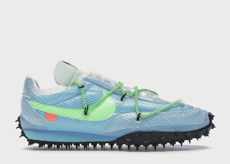 Nike Waffle Racer Off-White Vivid Sky (W) • Pre-Owned