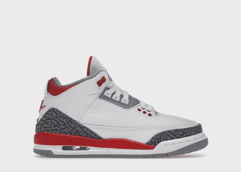 Jordan 3 Retro Fire Red (2022) • Brand New