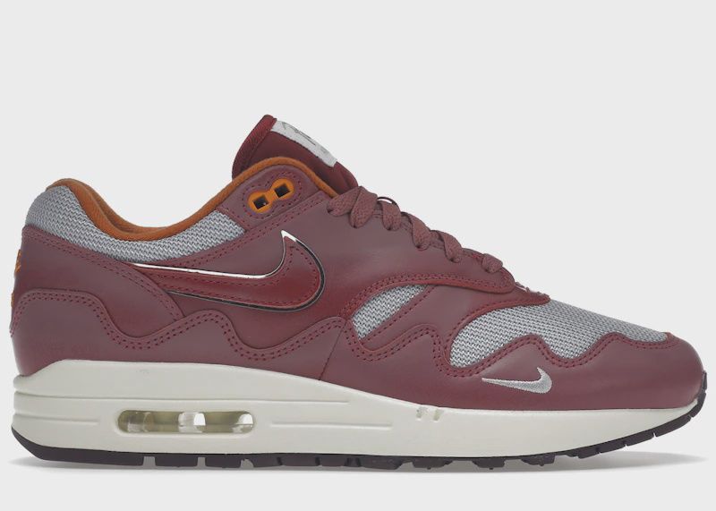 Nike Air Max 1 Patta Waves Rush Maroon (without Bracelet) • New