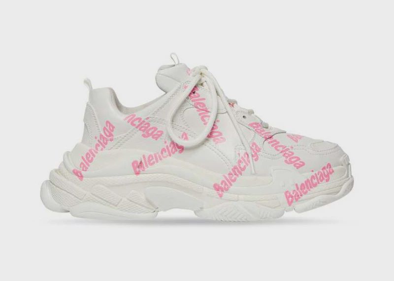 Balencis Triple S Triple Pink • New