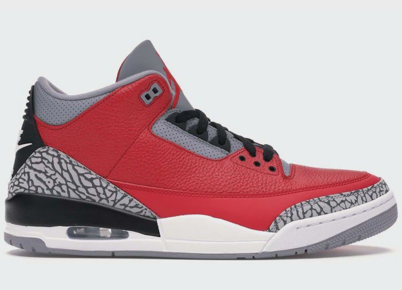 Jordan 3 Retro Se Unite Fire Red • New