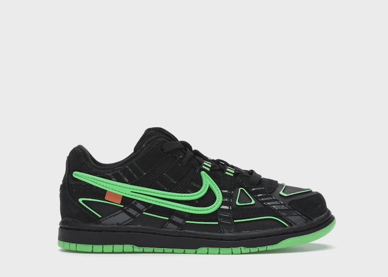 Nike Air Rubber Dunk Off-White Green Strike • New