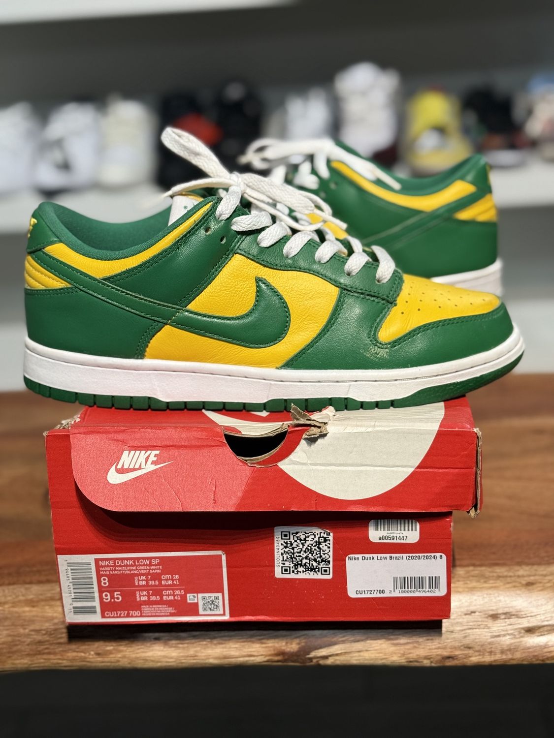 Nike Dunk Low Brazil (2020/2024) • Pre-Owned, Shoe Size: US M 8, Product Condition: Pre-Owned