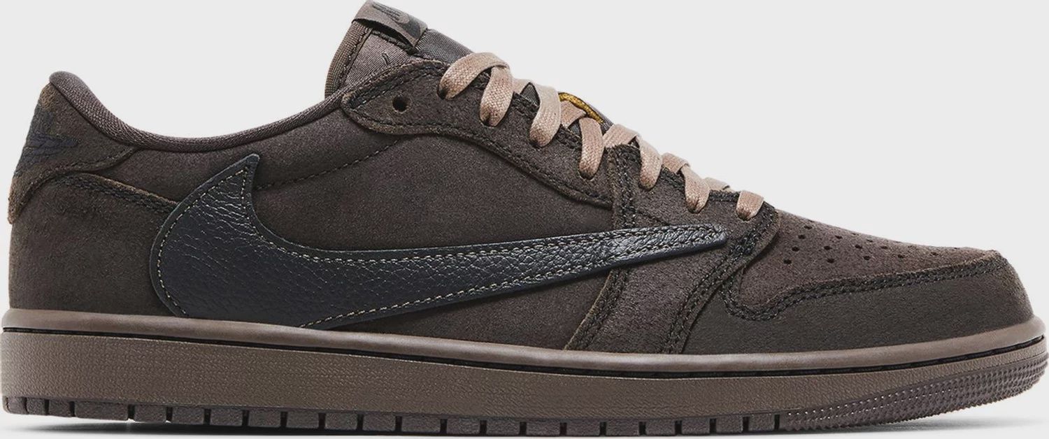 Jordan 1 Retro Low OG SP Travis Scott Velvet Brown • New