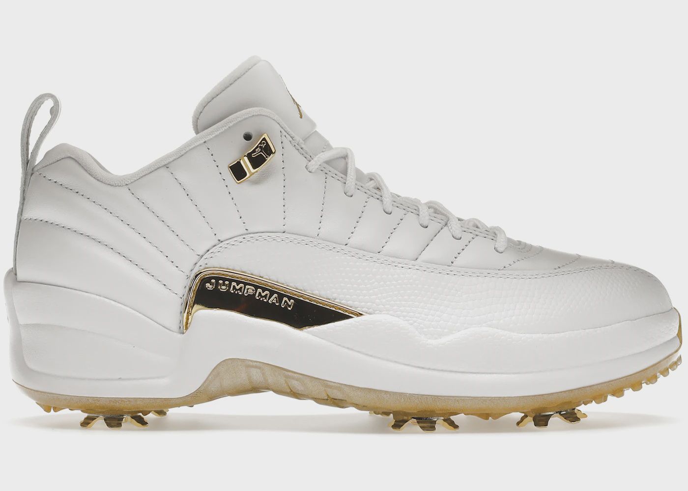 Jordan 12 Golf Metallic Gold • New