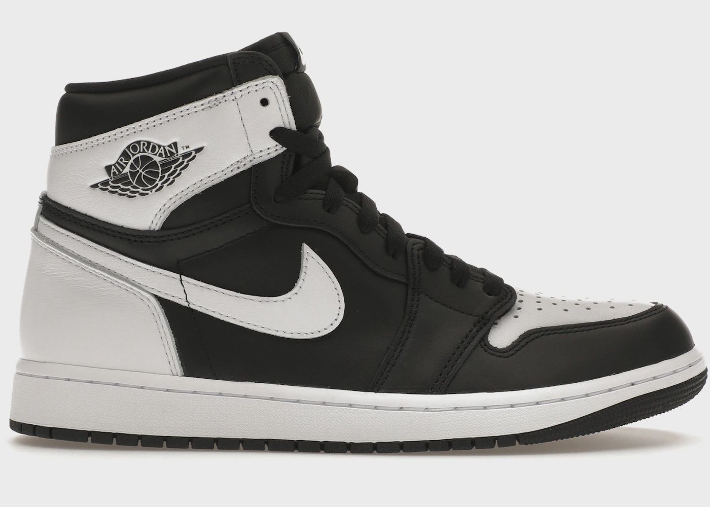 Jordan 1 Retro High Og Black White • New