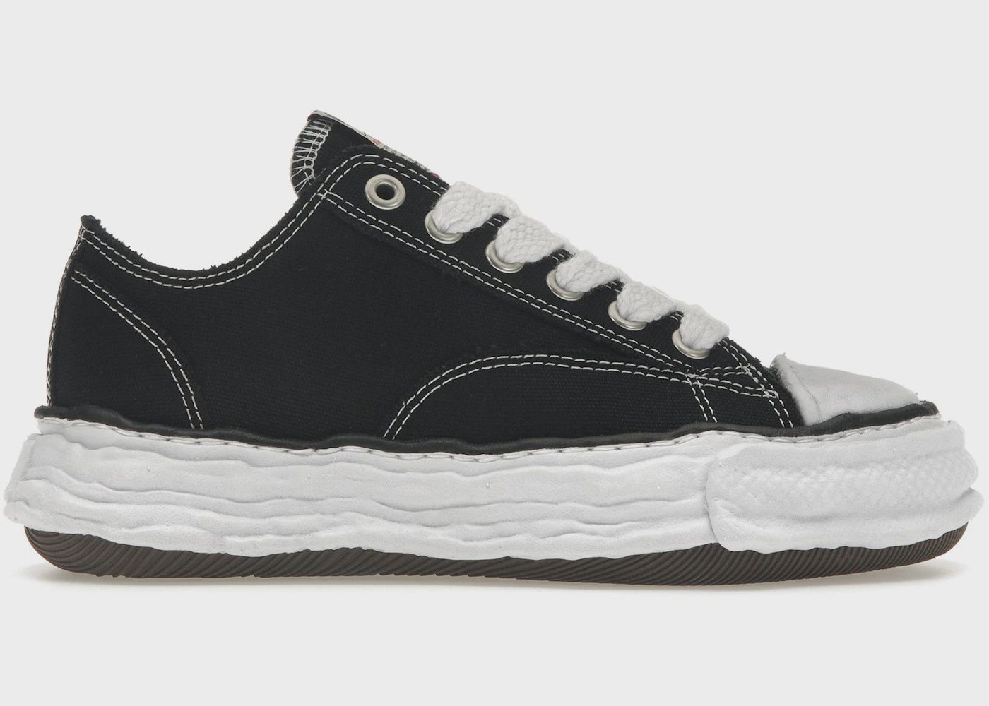 Maison Mihara Yasuhiro Peterson 23 OG Sole Canvas Low Black • New