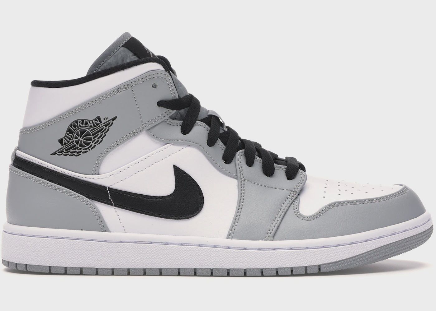 Jordan 1 Mid Light Smoke Grey • New