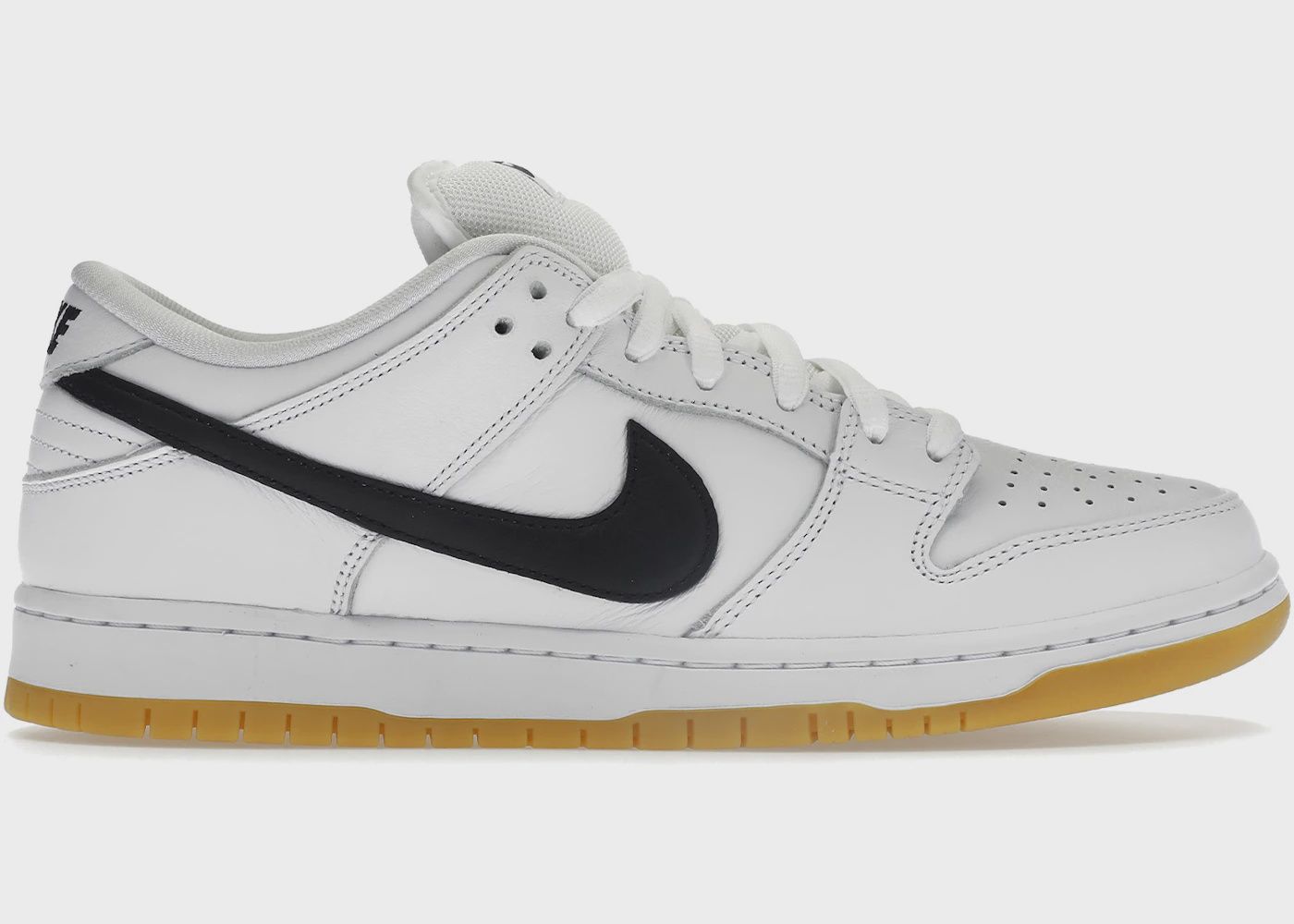 Nike Sb Dunk Low Pro White Gum • New