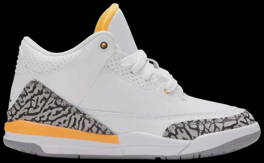 Jordan 3 Retro Laser Orange (PS) • New