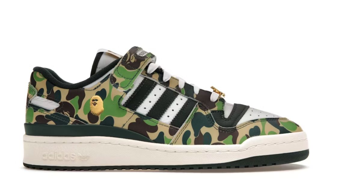 adidas Forum 84 Low Bape 30th Anniversary Green Camo • New