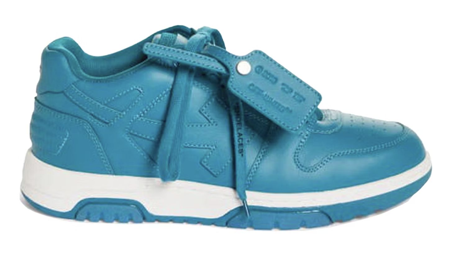 Off-White Out Of Office Ooo Low Tops Light Blue • Pre-Owned