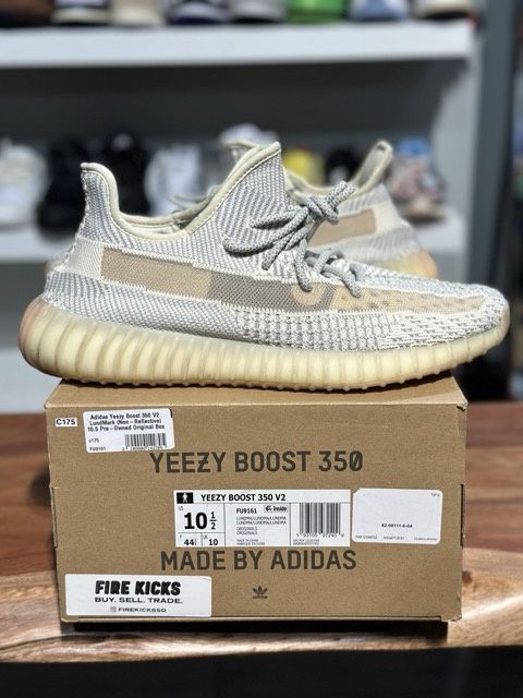 adidas Yeezy Boost 350 V2 Lundmark (Non-Reflective) • Pre-Owned, Shoe Size: US M 10.5, Product Condition: Pre-Owned