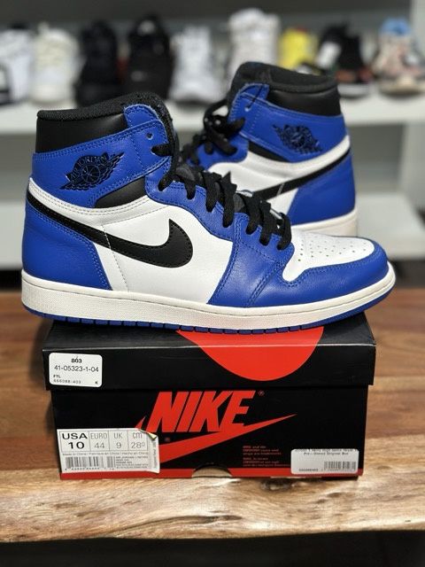 Jordan 1 Retro High Game Royal • Pre-Owned, Shoe Size: US M 10, Product Condition: Pre-Owned