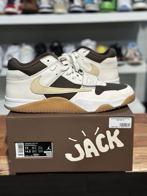 Jordan Jumpman Jack TR Travis Scott Sail • Pre-Owned, Shoe Size: US M 13, Product Condition: Pre-Owned