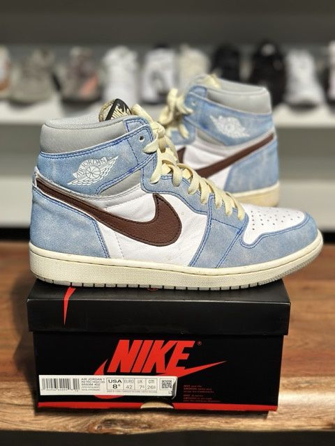 Jordan 1 Retro High Hyper Royal Smoke Grey (CHEF HUY LE) • Pre-Owned