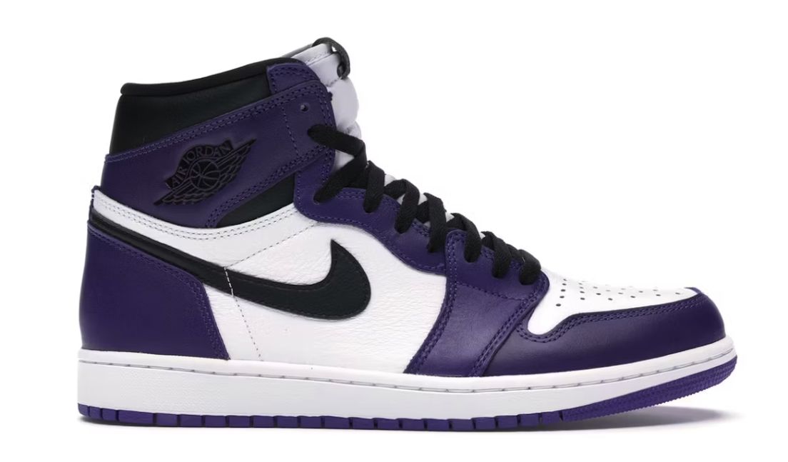 Jordan 1 Retro High Court Purple White • Pre-Owned