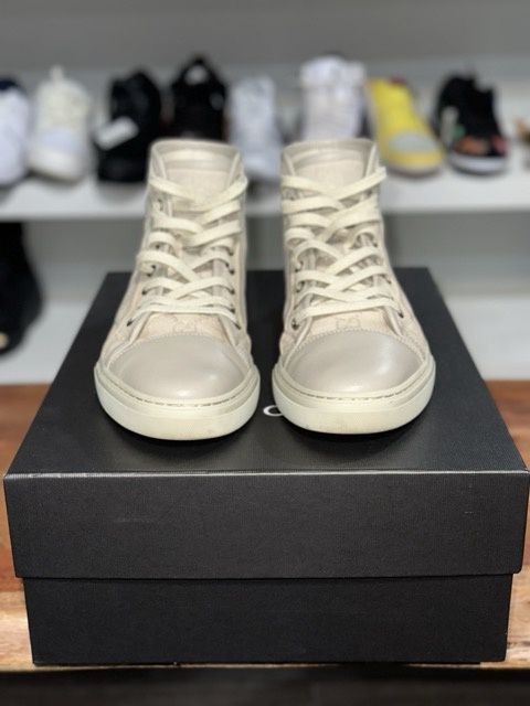 Gucci GG high Cotton Washed White - PreOwned