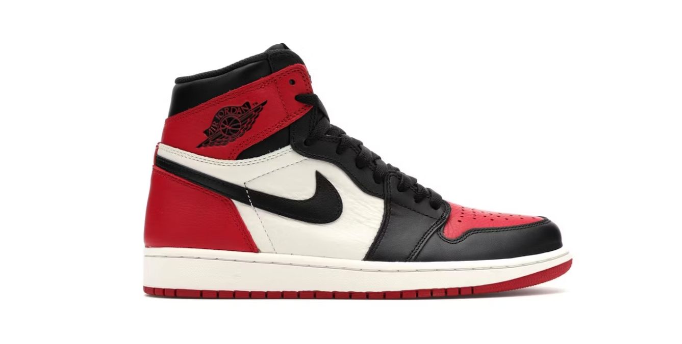 Jordan 1 Retro High Bred Toe • New