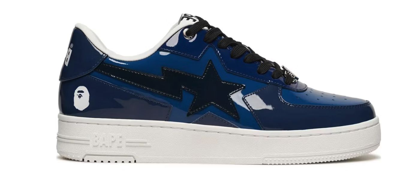 A Bathing Ape Bape Sta Icon M2 Navy - New