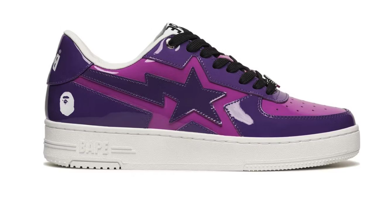 A Bathing Ape Bape Sta Icon M2 Purple - New